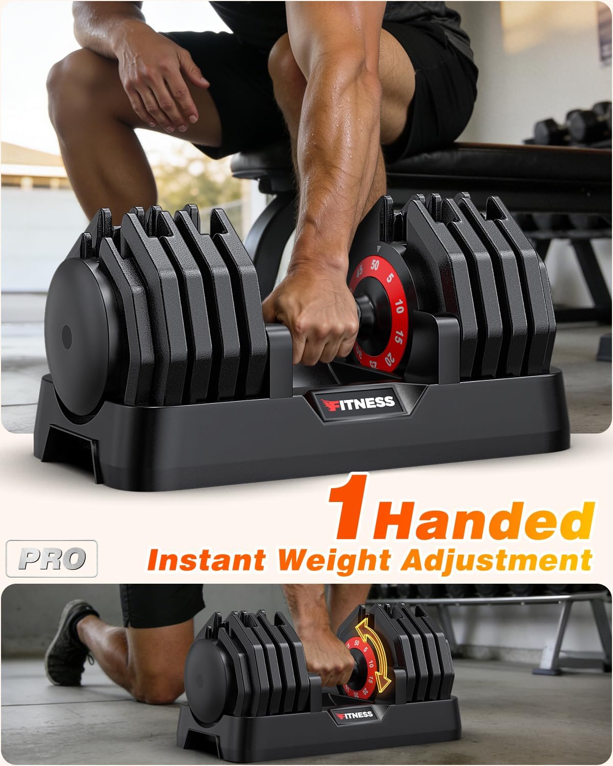 ชุดดัมเบลปรับน้ำหนักได้ พร้อมม - Home Gym Equipment Set บทวิจารณ์และราคา