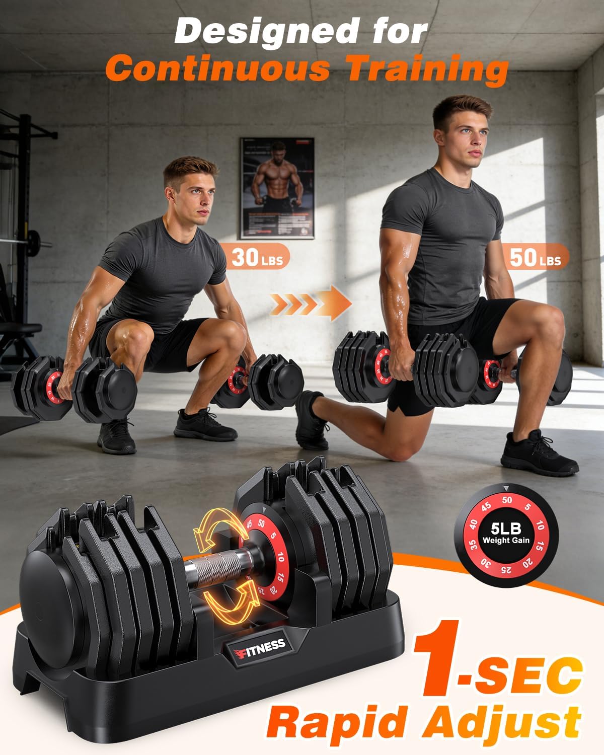 ชุดดัมเบลปรับน้ำหนักได้ พร้อมม - Home Gym Equipment Set บทวิจารณ์และราคา