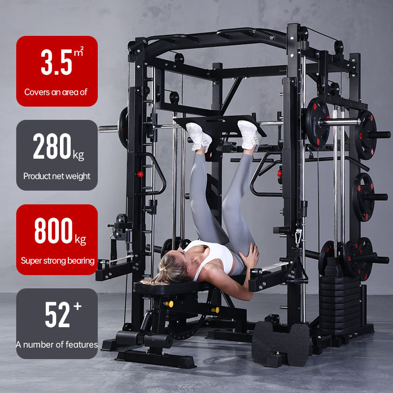สมิธแมชชีน แร็คออกกำลังกายแบบค - Home Gym Equipment Set บทวิจารณ์และราคา