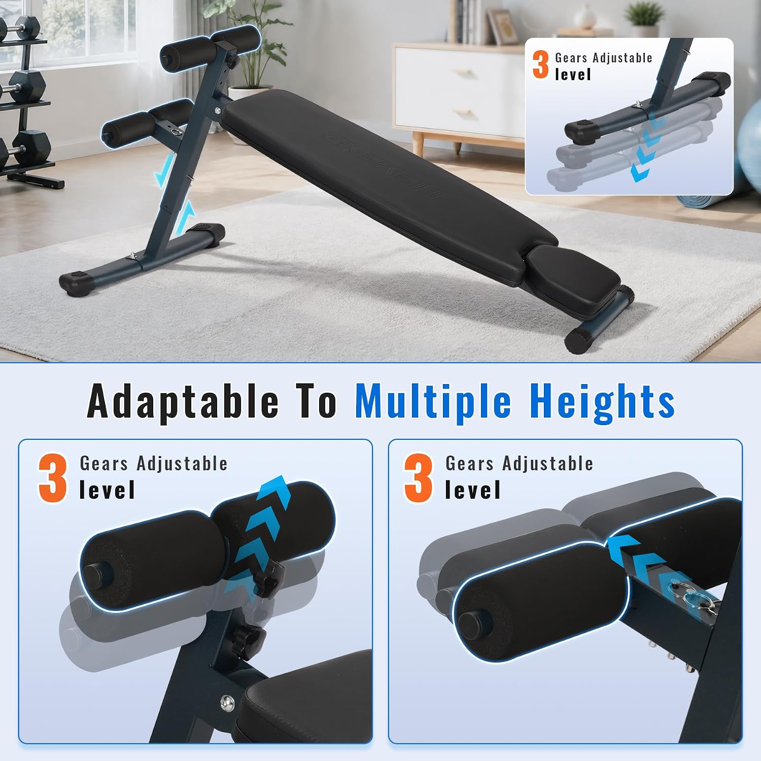ม้านั่งสำหรับบริหารกล้ามเนื้อห - Home Gym Equipment Set บทวิจารณ์และราคา