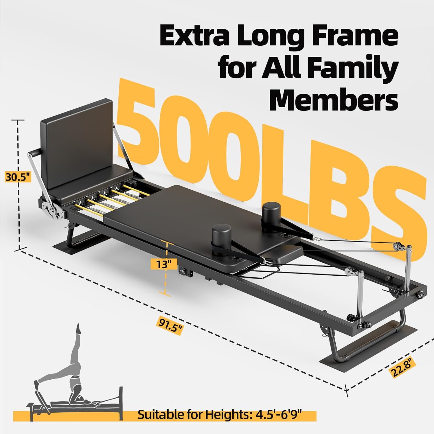 เครื่องพิลาทิส รีฟอร์มเมอร์แบบ - Home Gym Equipment Set บทวิจารณ์และราคา
