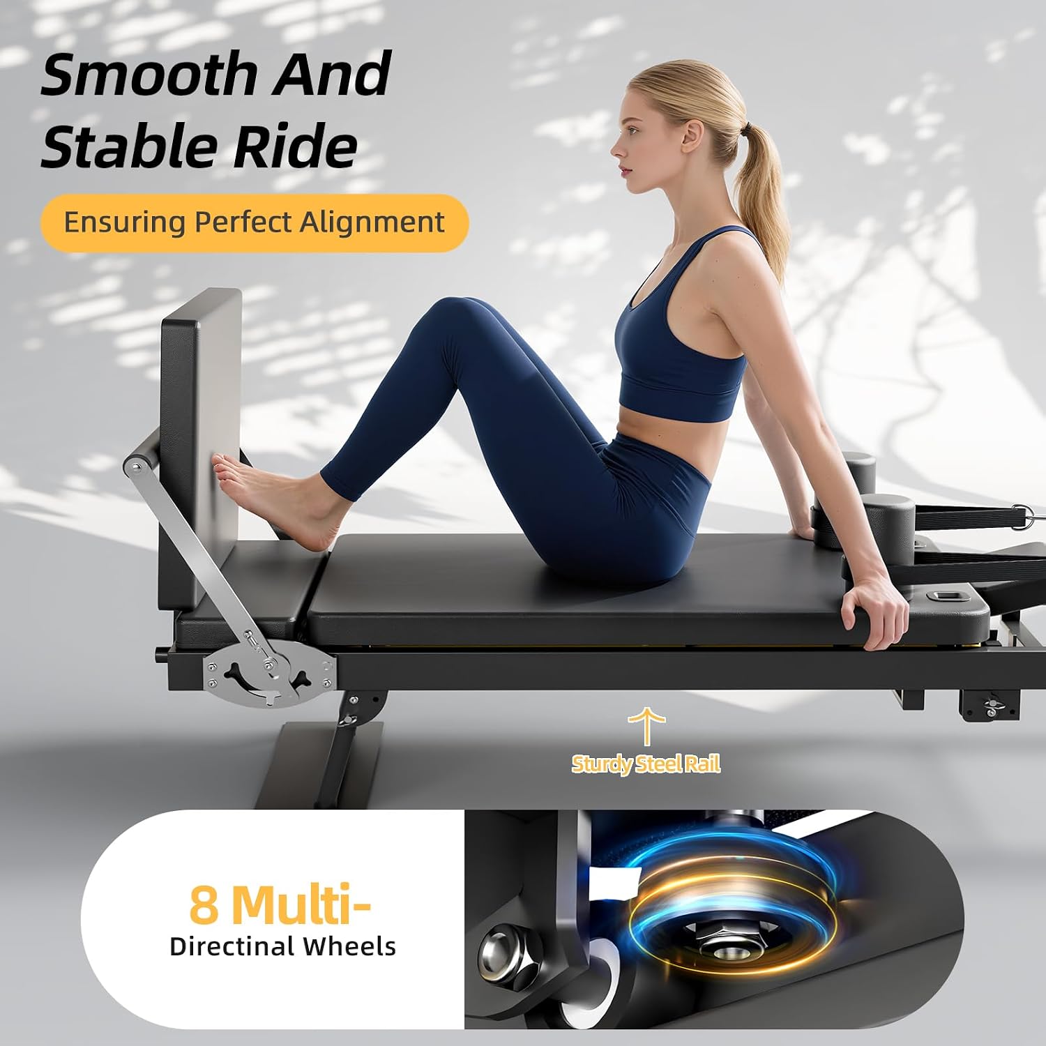 เครื่องพิลาทิส รีฟอร์มเมอร์แบบ - Home Gym Equipment Set บทวิจารณ์และราคา