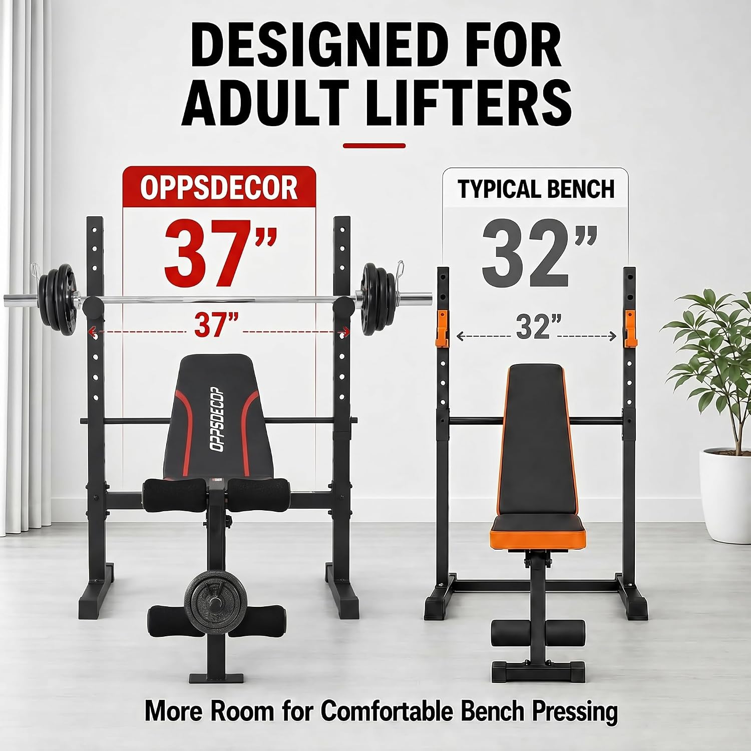 ชุดม้านั่งยกน้ำหนักพร้อมแร็คสค - Home Gym Equipment Set บทวิจารณ์และราคา
